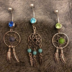 Dream Catcher Belly Button Ring